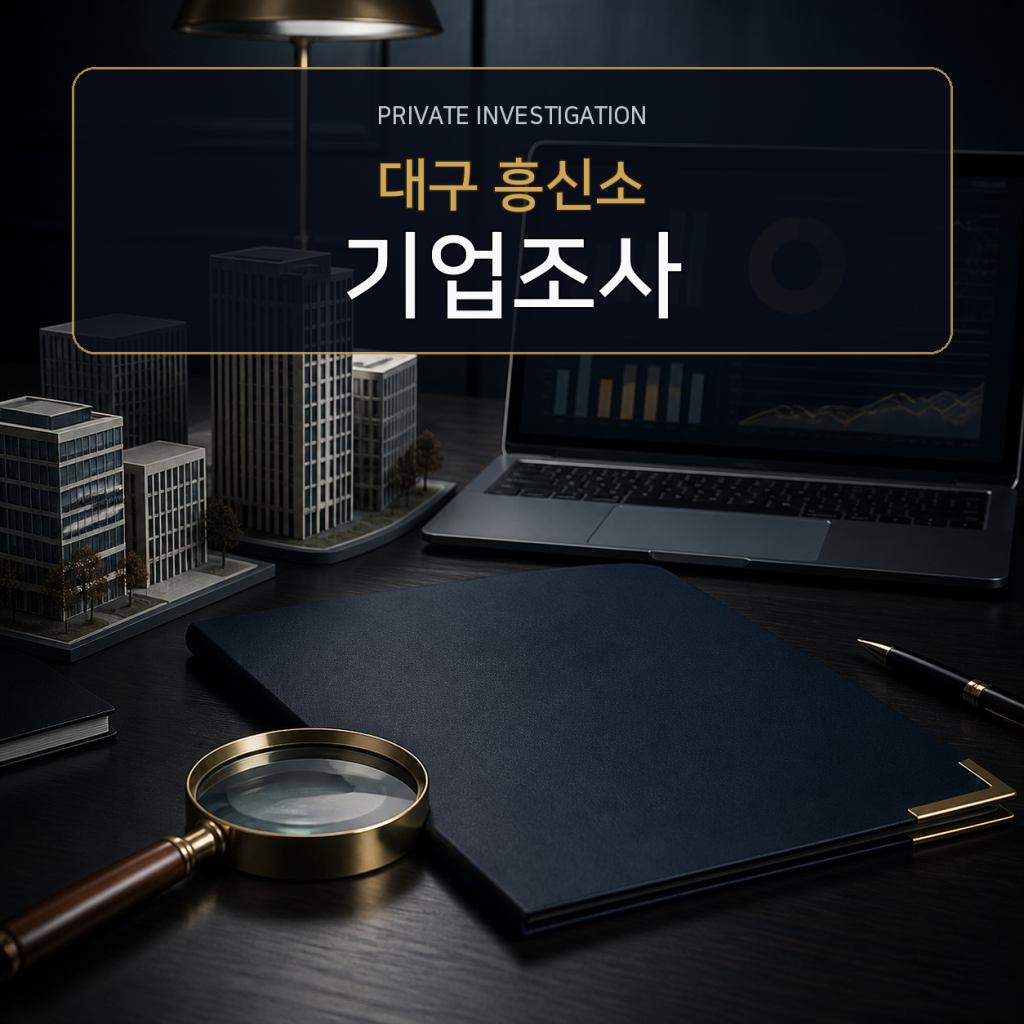 대구 기업·거래처 조사 전문 흥신소